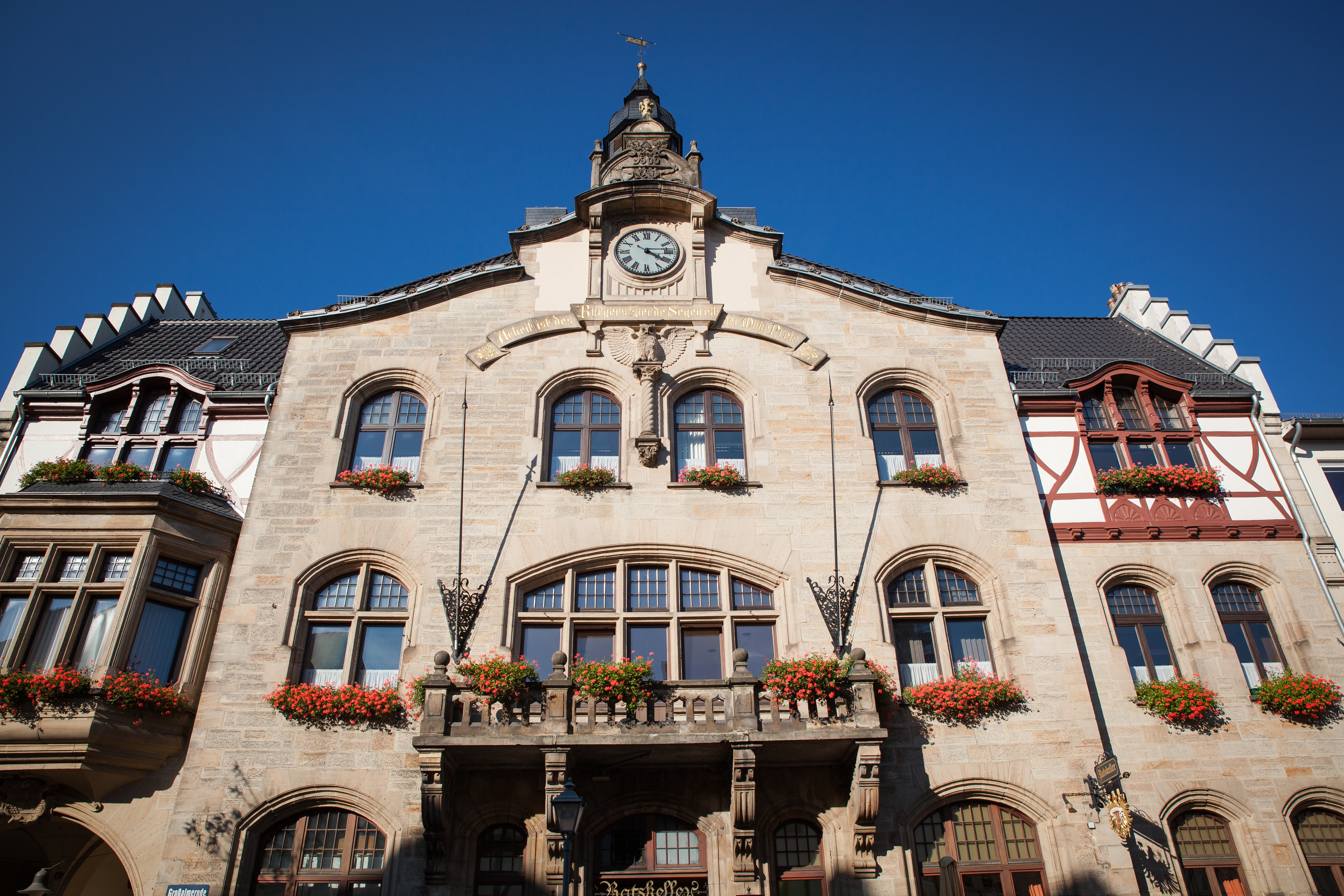 Das Rathaus in Großalmerode