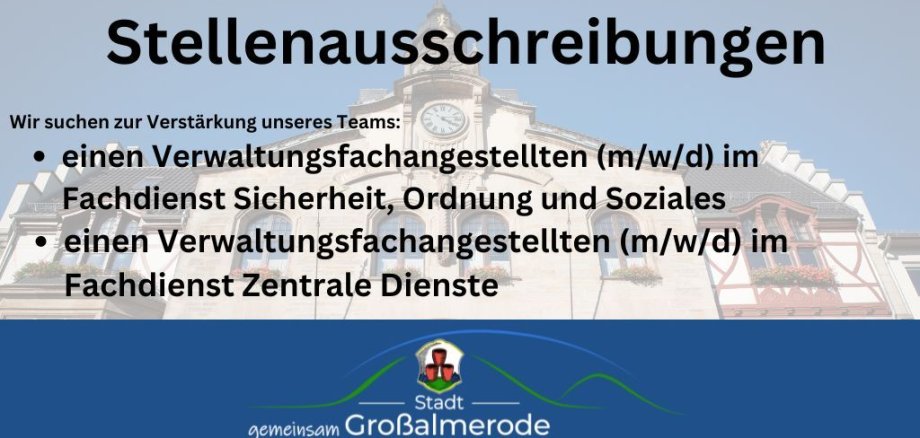 Stellenausschreibung - 2